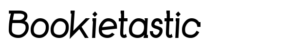 Bookietastic font preview